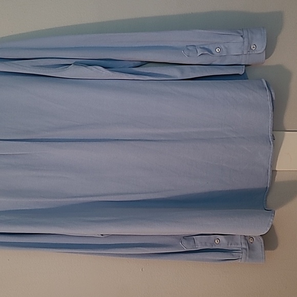 Polo Ralph Lauren Featherweight Mesh Blue Button Down Long Sleeve Shirt Men 2XLT - Picture 8 of 14